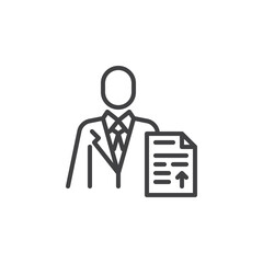 Legal Appeal line icon