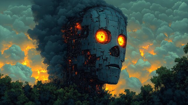 submechanophobian sci-fi futuristic dystopian