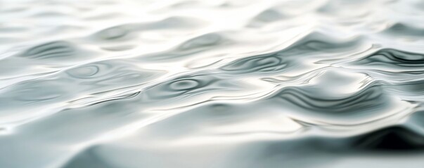 Calm water surface with gentle ripples, abstract