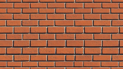 Obraz premium Seamless Orange Brick Wall Texture Background