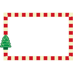 Christmas Frame With Tree