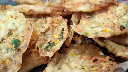 Fried bakwan from Indonesian