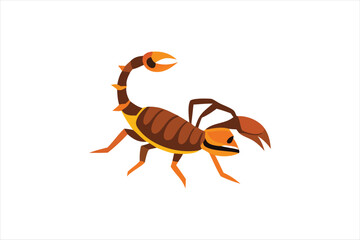  Cute Scorpion Vector art illustration