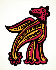 Celtic ornament. Vector drawing label