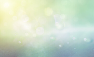 Obraz premium green background with blurry lights. festive eco-friendly, spring background