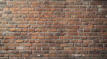 Fototapeta premium Textured Red Brick Wall for Background Use