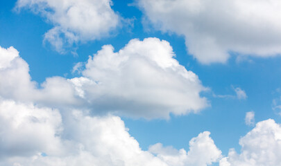 Clouds in the sky as a background