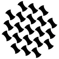 分銅つなぎ　模様