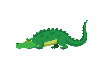  Cute Alligator vector art illustration