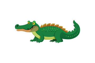  Cute Alligator vector art illustration