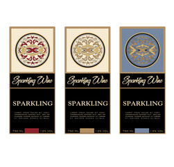WINE LABEL ITALIAN FOOD AND DRINKS DECORATIVE STICKER FOR AMARONE, PROSECCO, CHIANTI, VALPOLICELLA,PRIMITIVE AND SPARKLING WINE