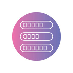 Progress Bar vector icon stock illustration
