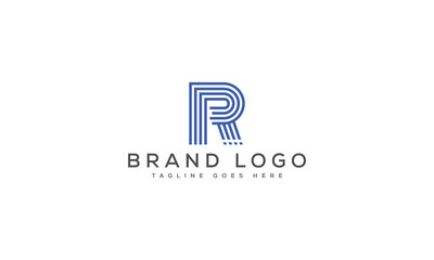 letter R logo design vector template design for brand.