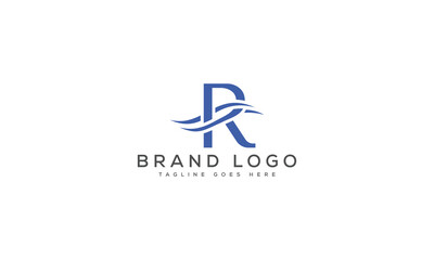 letter R logo design vector template design for brand.