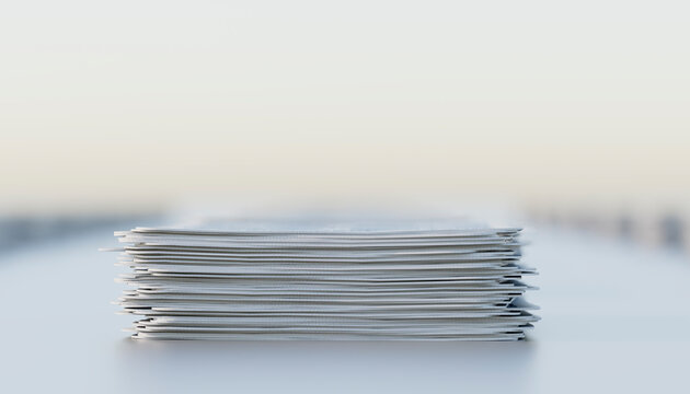 Leisure playing cards stacked together