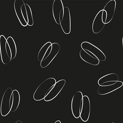 seamless pattern with coffee beans