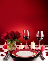 Romantic dinner for two