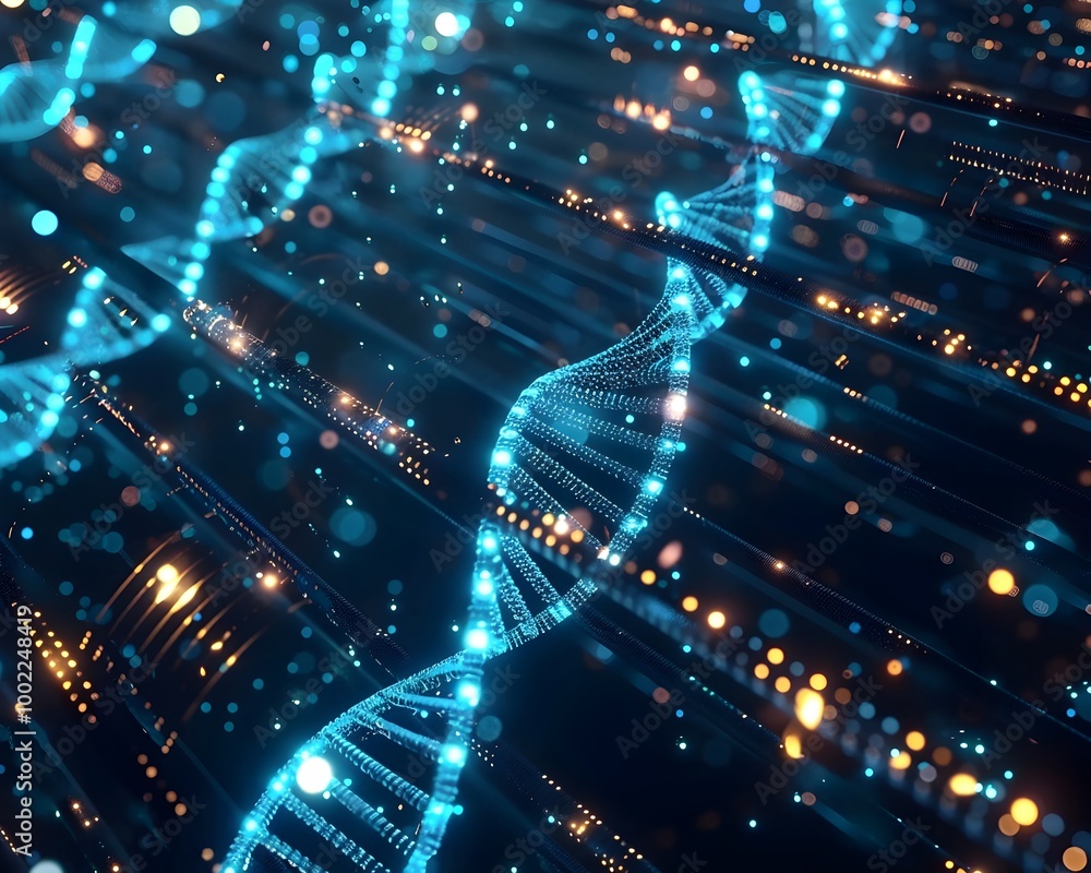 Poster dna data storage in advanced computer systems concept