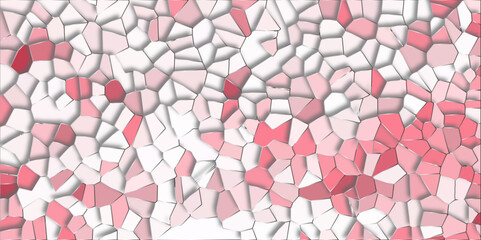 Abstract Low Polygon pink gradient Generative Crystal texture background Geometric colored background for interior solutions or covers. triangle of crystallized.  poly pattern Cement kitchen decor.