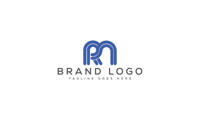 Obraz premium letter RN logo design vector template design for brand.