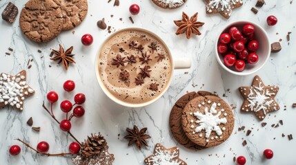 Cozy Christmas Cookies and Hot Cocoa Delight