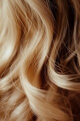 Naklejka premium Closeup of a woman's hair color and texture