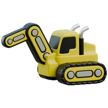 Cold Planer 3D Heavy Equipment