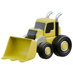 Front Loader 3D Heavy Equipment