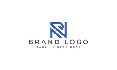 letter RN logo design vector template design for brand.