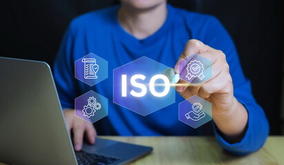 ISO standard for quality control management, ISO concept.