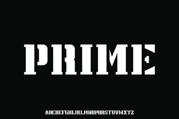 Display alphabet font vector design suitable for headline, poster, logo and many more