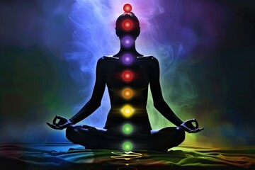Energy healing through visualization  chakra balancing  aura cleansing  holistic care.