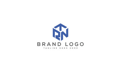 letter RN logo design vector template design for brand.