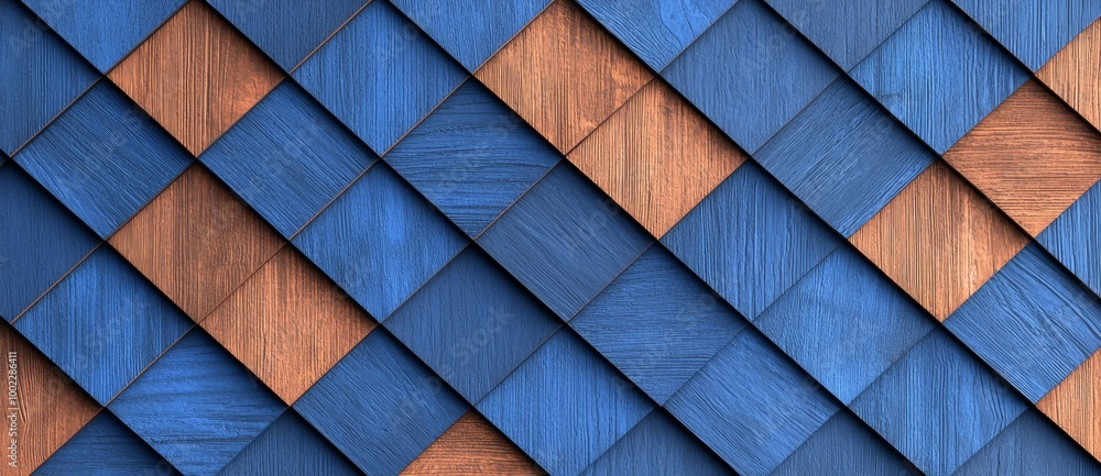 Aufkleber a repeating geometric pattern combining geometric and textured elements with a classic and contempor