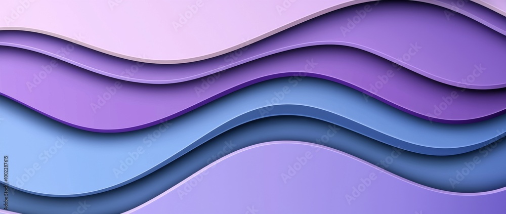 Aufkleber the background is made up of flowing purple waves that create a luxurious and dynamic look.