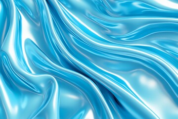 Obraz premium Kid's toy with translucent slime macro and neon gradient blue and ultraviolet abstract texture