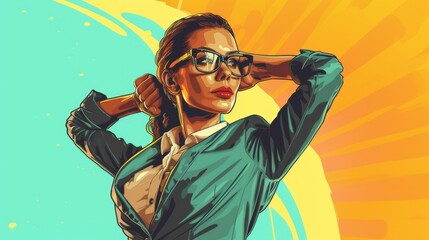 strong women working in heavy and tiring jobs