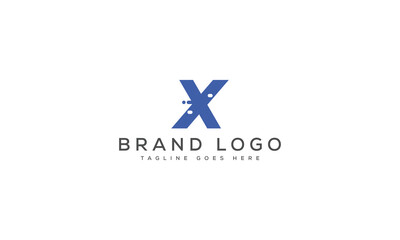 letter X logo design vector template design for brand.