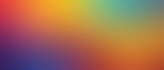 Fototapeta premium Abstract colorful grainy rainbow background illustration for design, covers, advertisement, templates, banners and posters