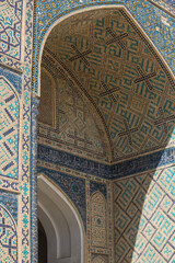 Inner courtyard of the Kalyan Mosque in Bukhara