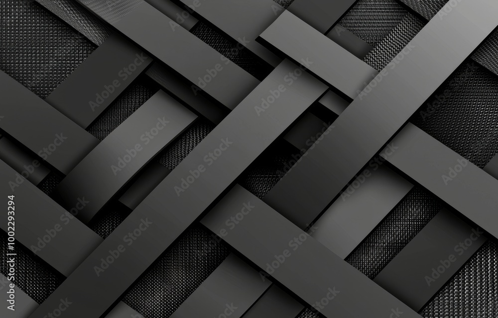 Poster wallpaper with a diagonal line background in dark tones.