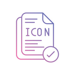 Icon vector icon stock illustration