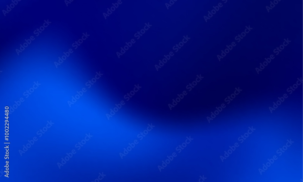 Aufkleber abstract blue background, blue curve design smooth shape by blue color with blurred effect