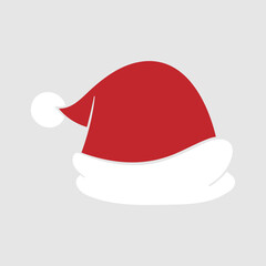 Santa hat icon vector. Christmas illustration sign. new Year symbol.