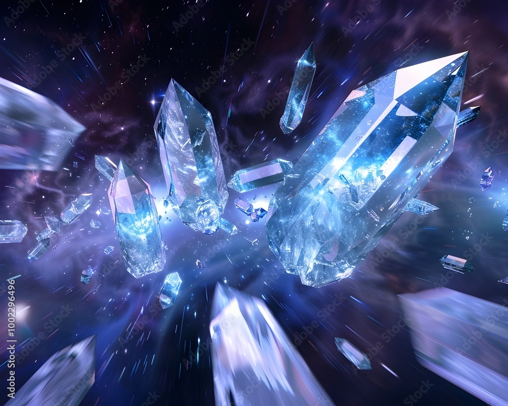 Poster interstellar communication via hyper dimensional crystal data transmission concept