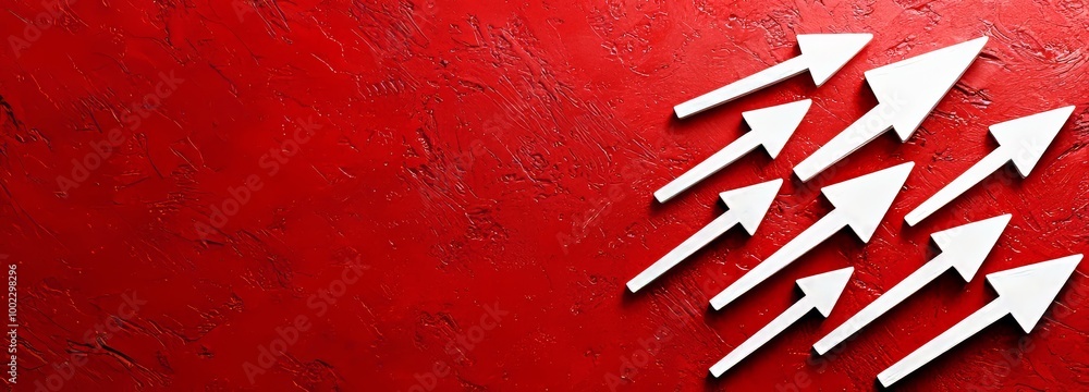 Aufkleber background design in abstract modern art business pattern in red, with texture detail on geometric t