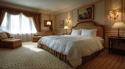 room in a luxuary hotel 