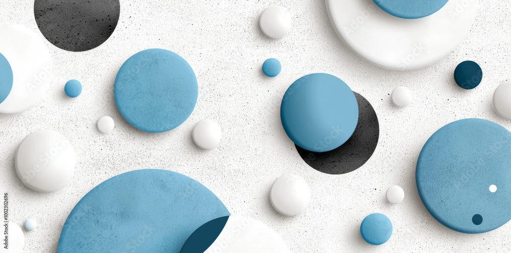 Poster the background of the pattern is textured cement with abstract geometric shapes