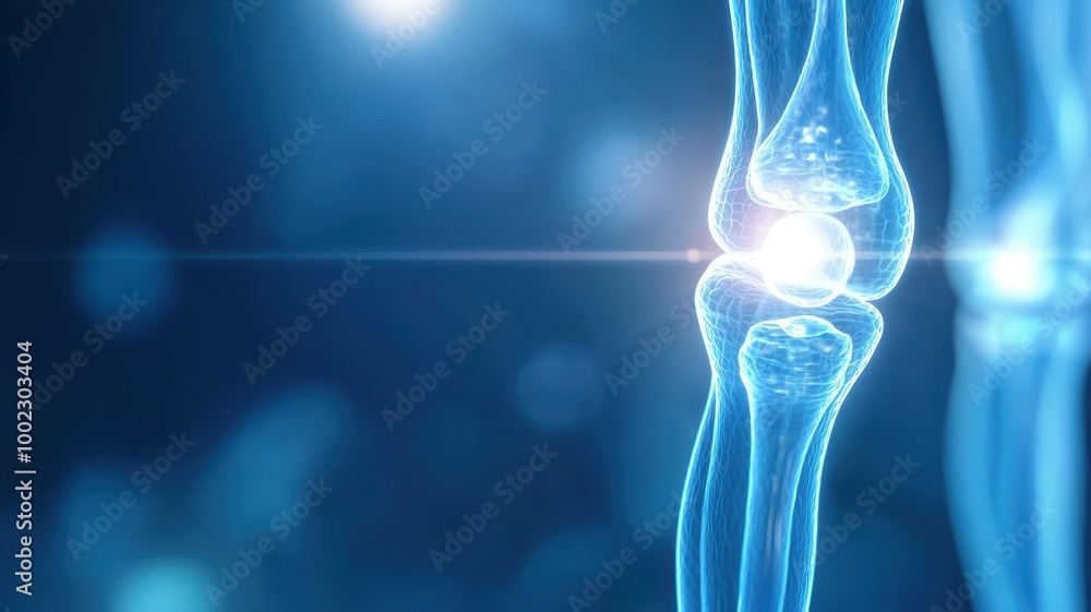 Poster abstract visualization of joint pain and fluid dynamics
