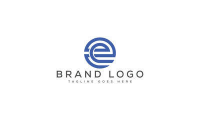 letter OE logo design vector template design for brand.